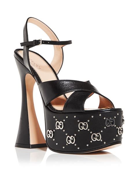 womens gucci platform|Gucci high heels platform.